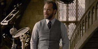 Jude Law as Albus Dumbledore in Fantastic Beasts: Crimes of Grindelwald