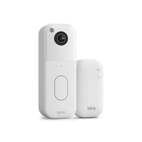 Blink Video Doorbell System | Head-To-Toe Hd View, Two-Year Battery Life, Simple Setup, Ip-65 | Works With Alexa | Sync Module Core Included &ndash; (white)