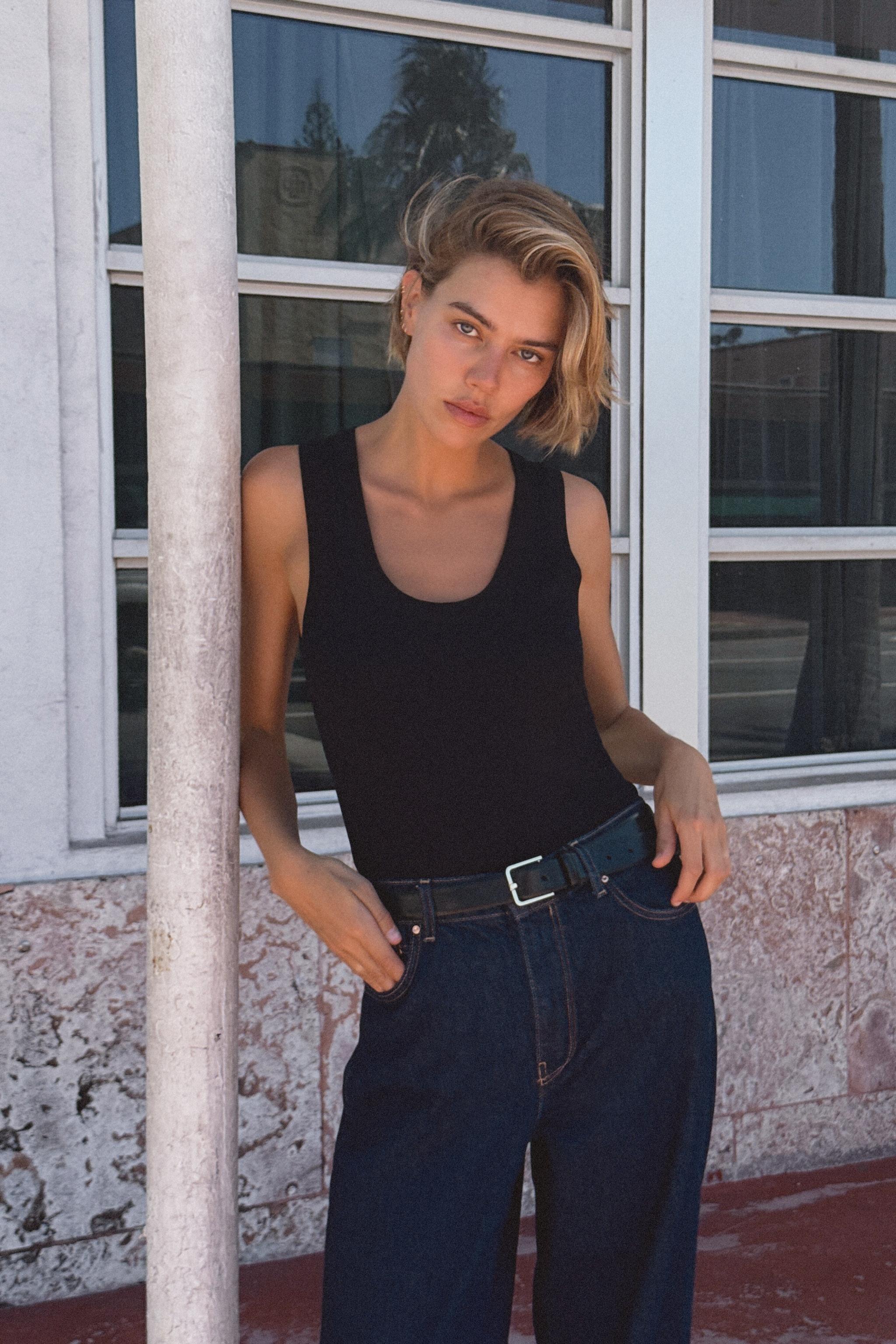 ZARA, Smooth Knit Basic Top