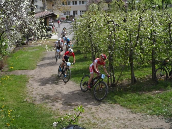 The juniors racing in Nalles