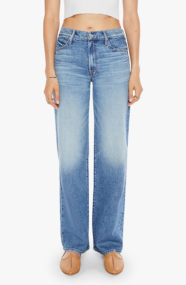 Tunnel Vision Sneak High Waist Straight Leg Jeans