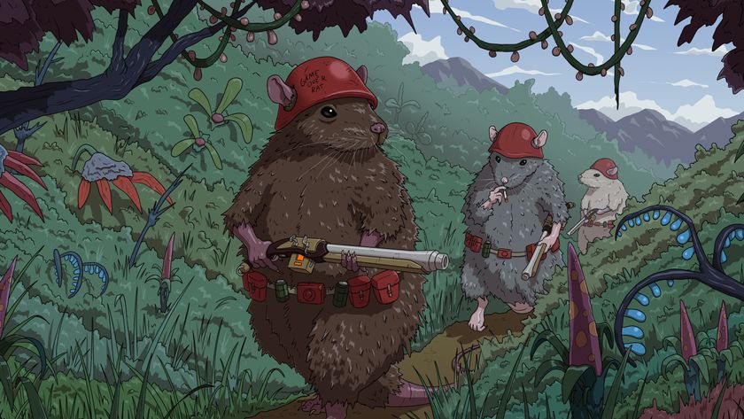 A patrol of rat soldiers in War Rats.