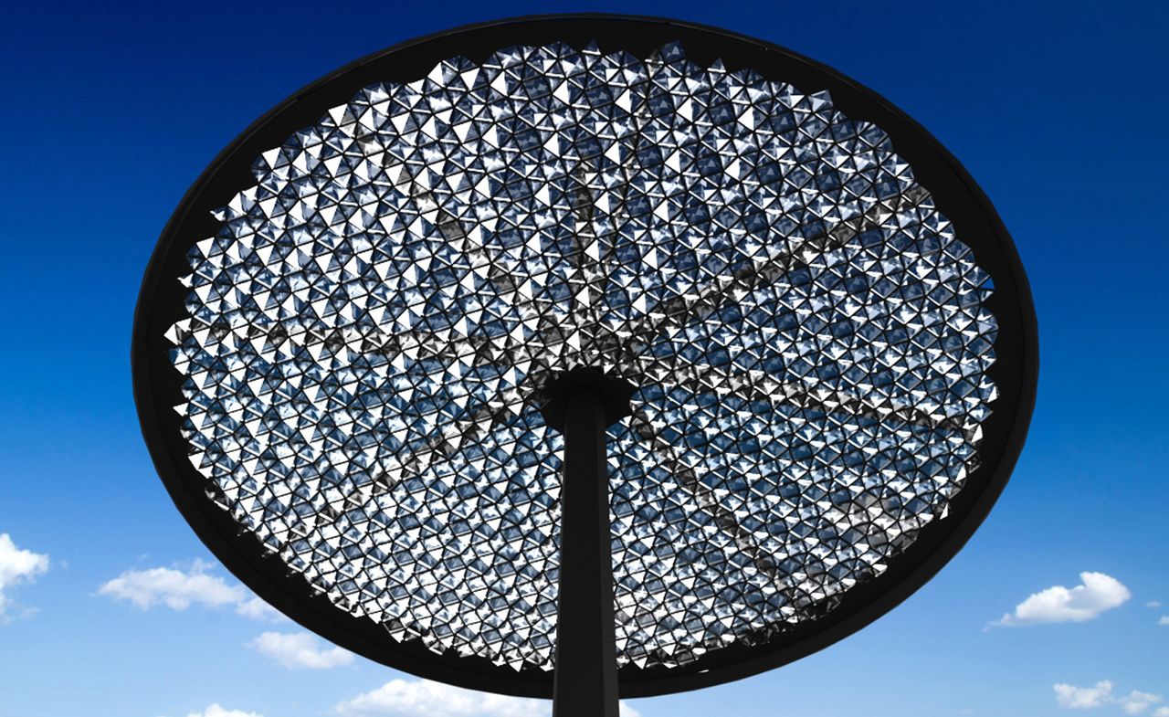 The Ommatidium, a multi-purpose piece of street furniture, which takes its name from the individual organic units that comprise an insect&#039;s eyes