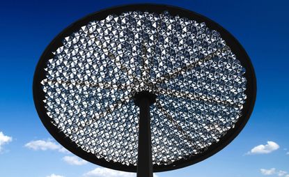 The Ommatidium, a multi-purpose piece of street furniture, which takes its name from the individual organic units that comprise an insect's eyes