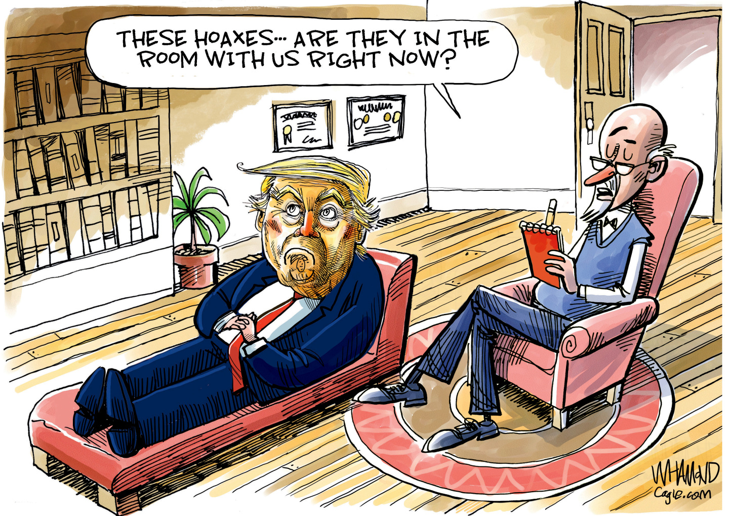 Political cartoon