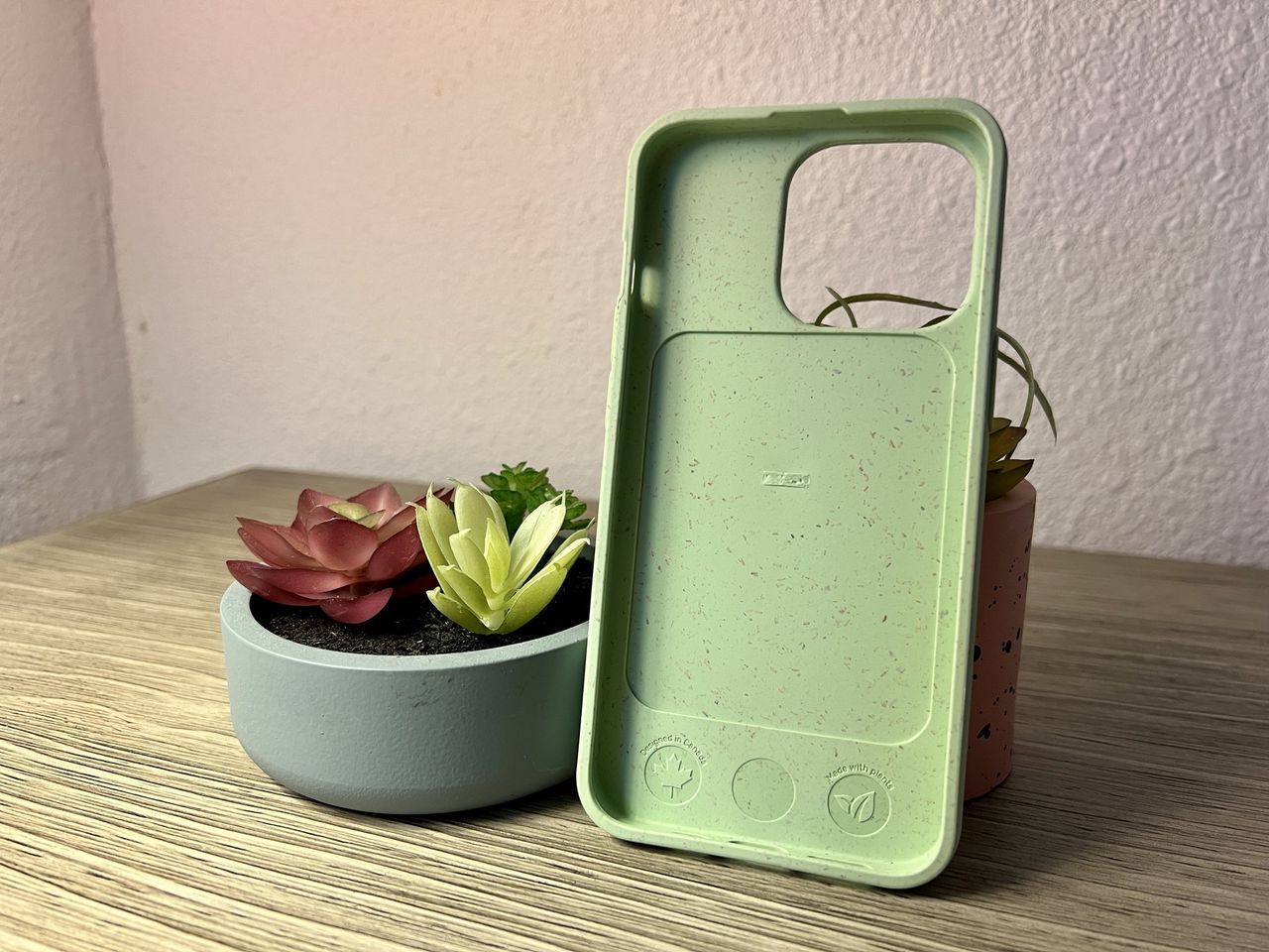 Pela Sage Green Hearts Iphone 13 Pro Case Empty