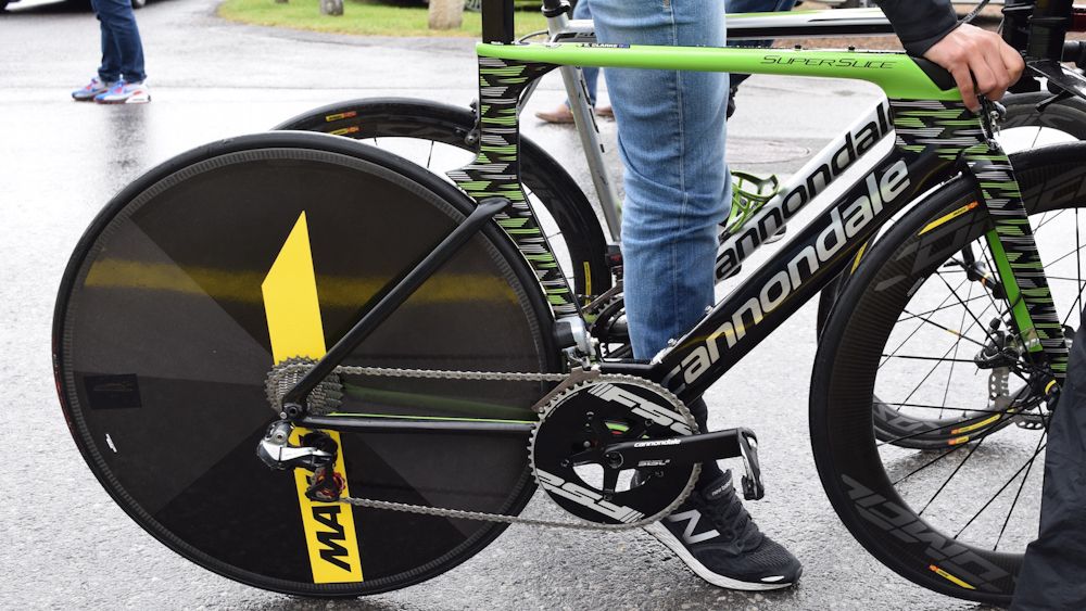 Another look at Cannondale-Drapac's disc brake bike for the prologue