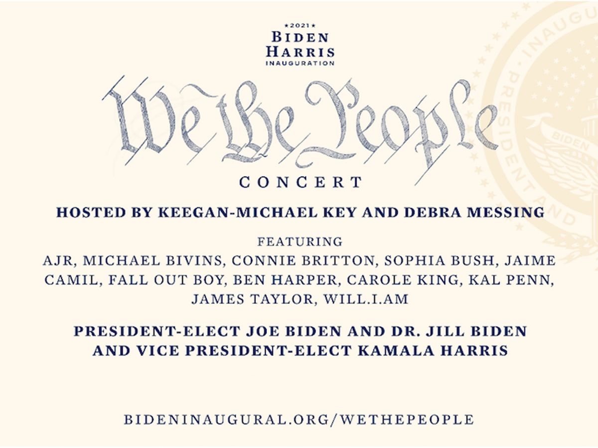 We The People Inauguration Concert Hero