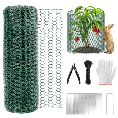 40ft X 16in Plant Protectors From Animals, Plant Cages for Outdoor Plants