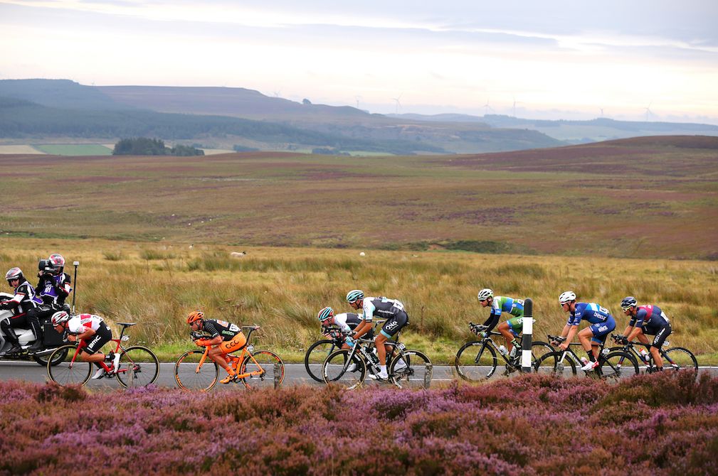 The breakaway on stage 2 of the Tour of Britain
