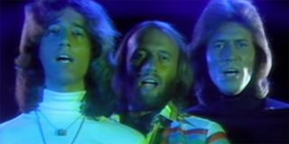 The Bee Gees in the "Night Fever"music video