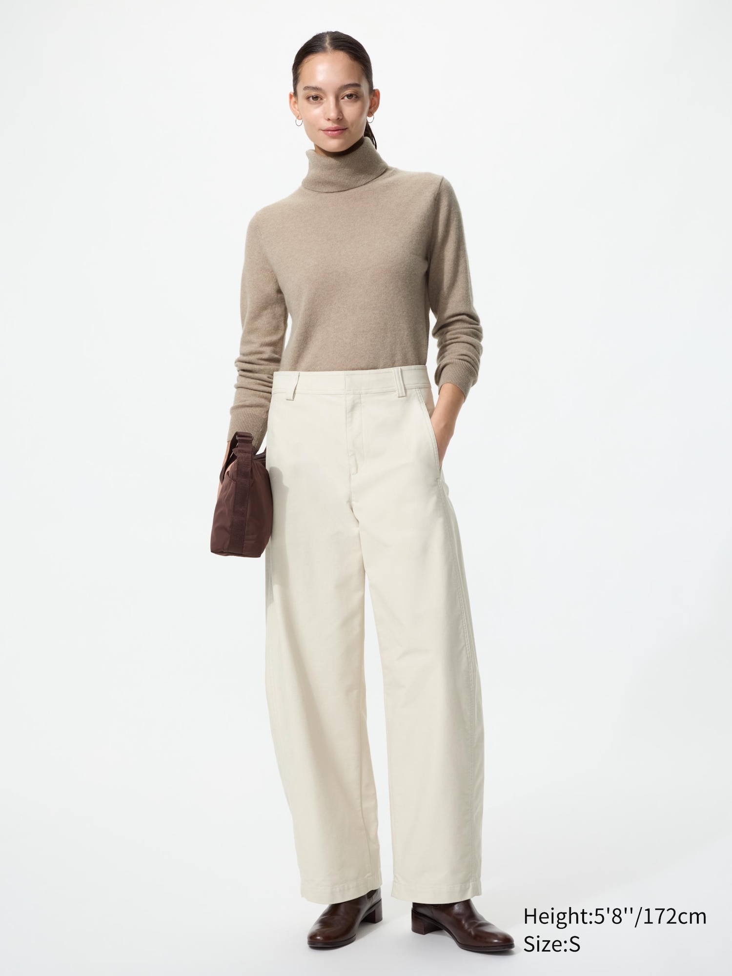 Jersey Barrel Leg Trousers