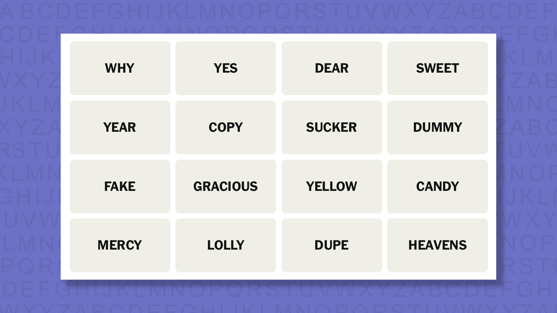 Подсказки NYT Connections для игры 913 на фиолетовом фоне