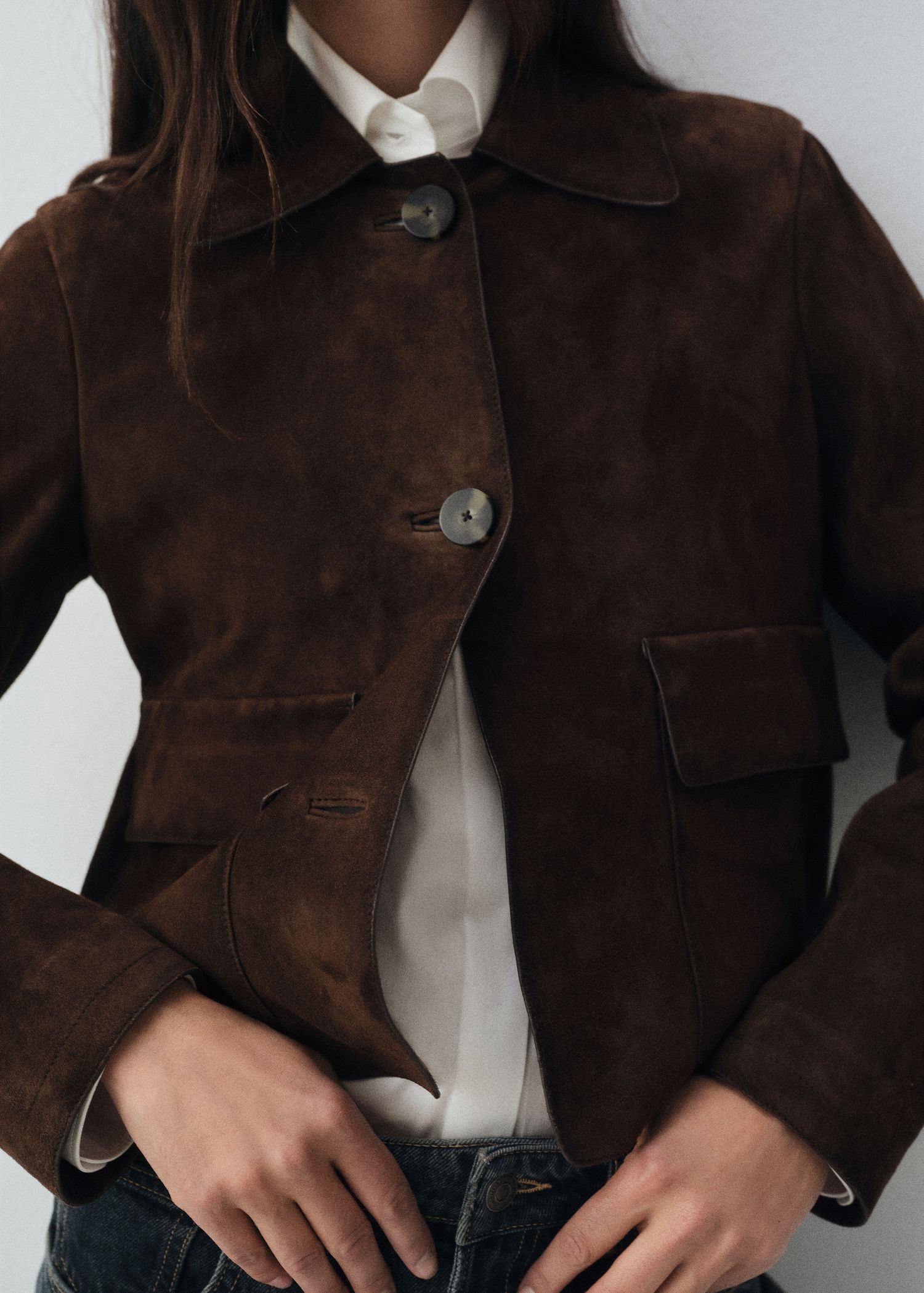100% Leather Short Jacket - Women | Mango United Kingdom