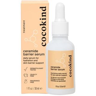 Ceramide Barrier Serum by Cocokind, Hydrating Skin Barrier Support, Hypoallergenic, Certified Organic, Cruetly Free, Fragrance Free, Vegan, 1 Fl Oz