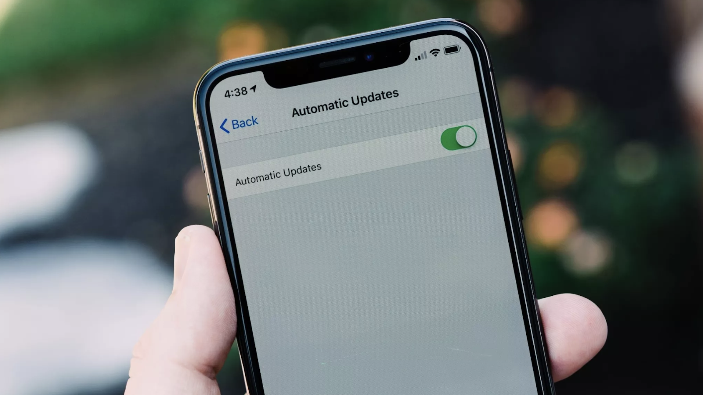 Updating your software on iPhone