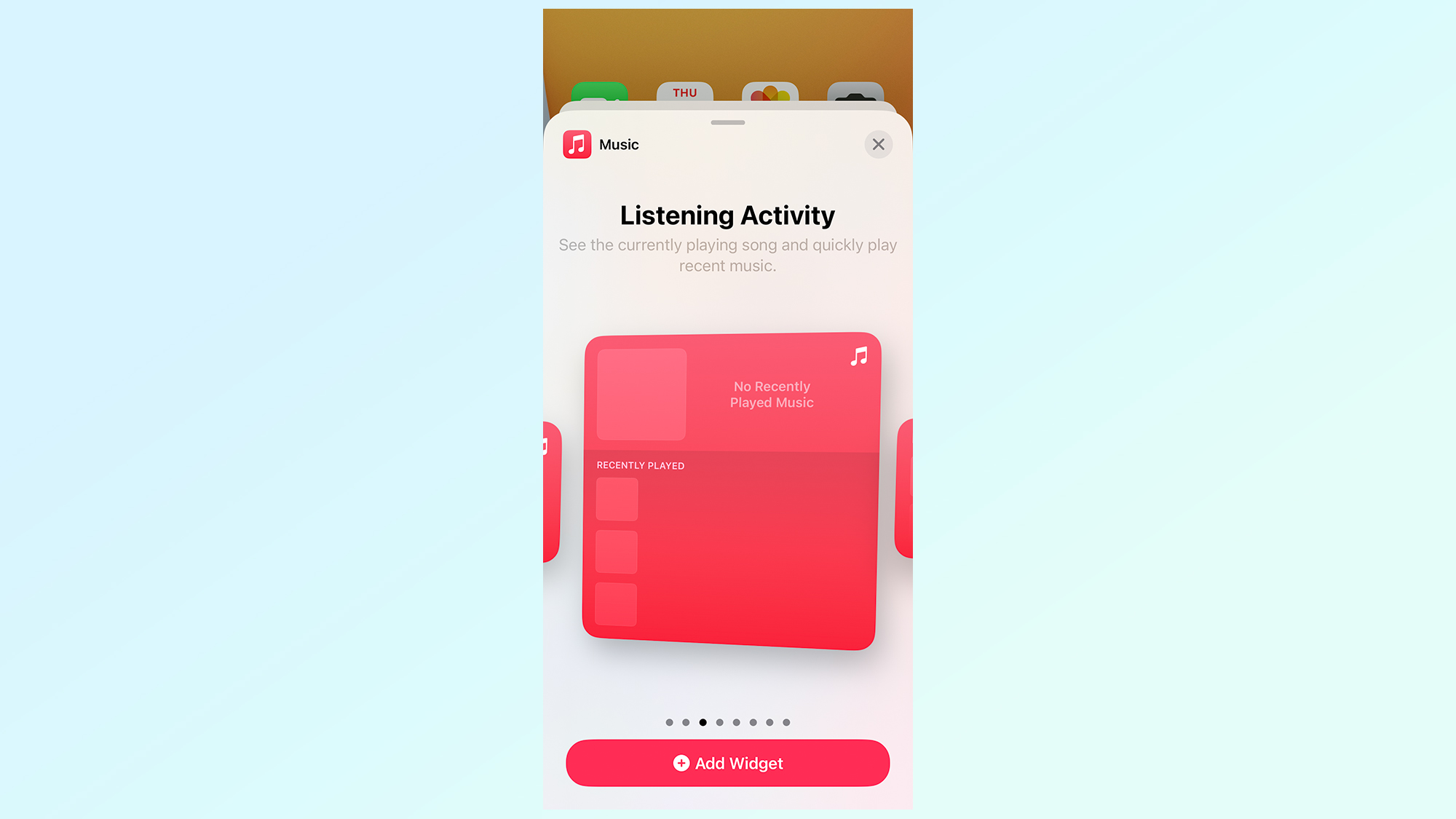ios 17 beta 2 widgets de música de apple