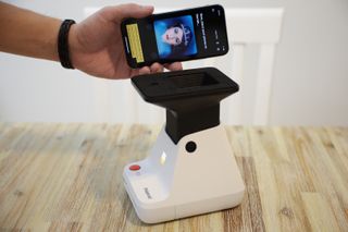The Polaroid Lab exposes a film print of your phone screen, rather than simply printing a digital file
