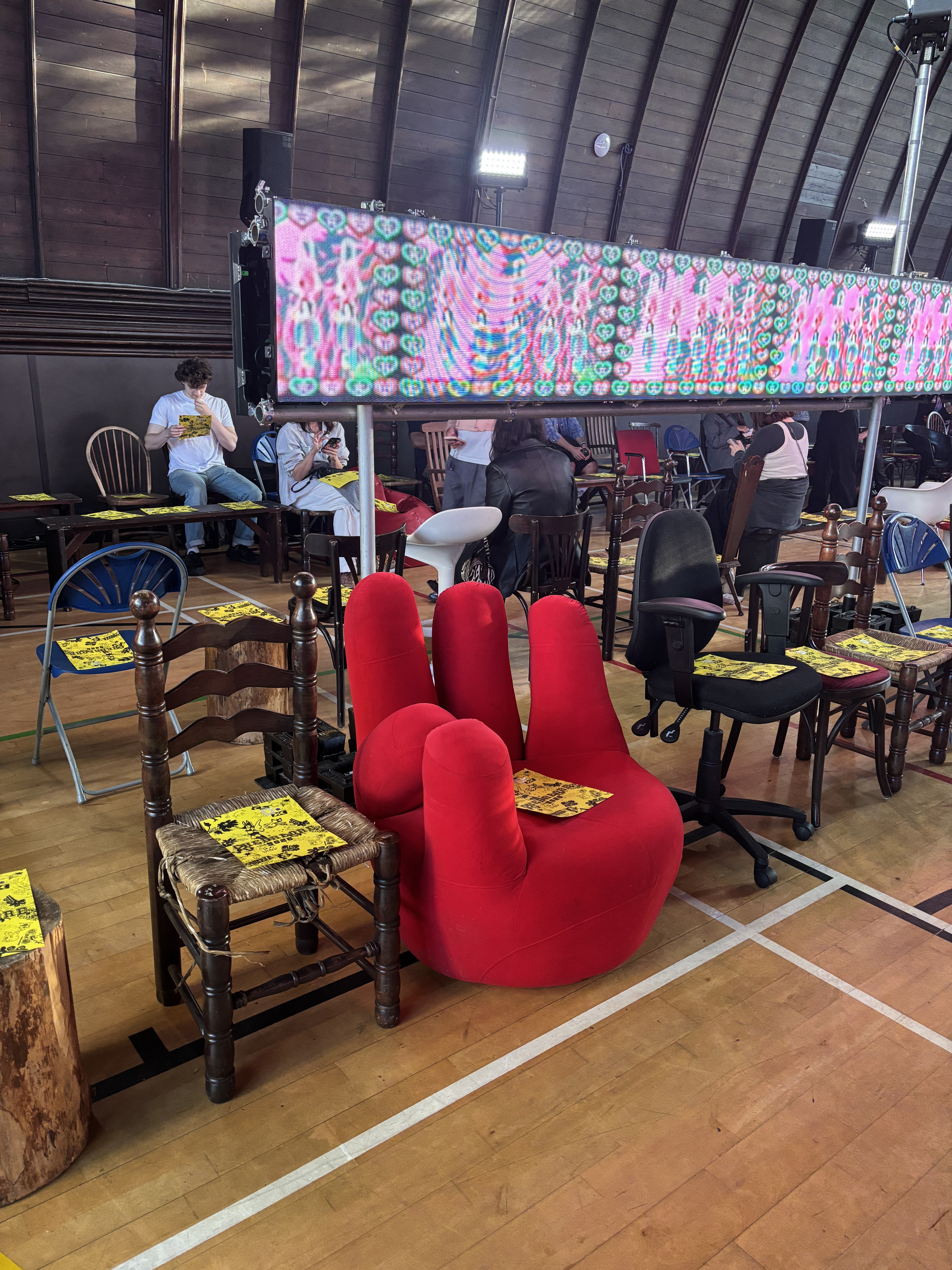 Chopova Lowena show set at London Fashion Week S/S 2026