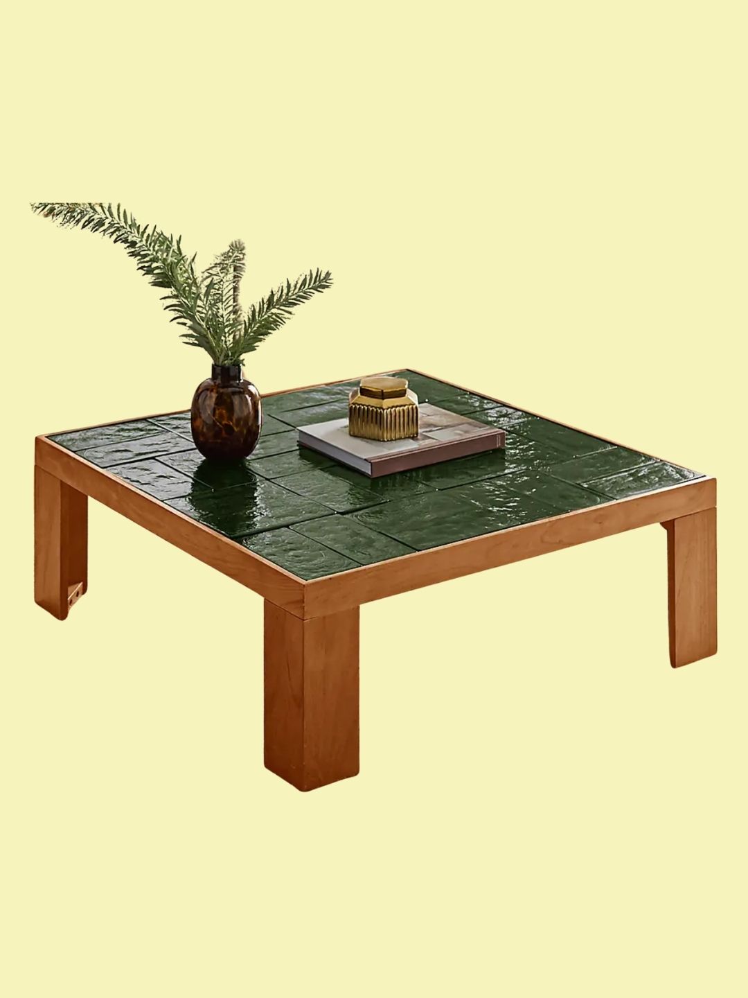 Dunelm, Lavina Glass Tiled Coffee Table