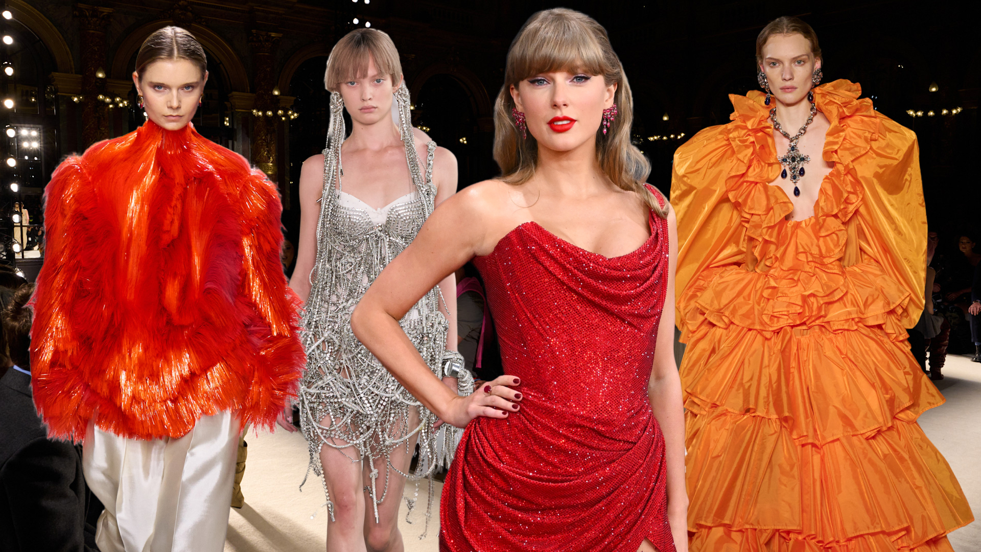 Taylor Swift potential press tour outfits Life of a Showgirl Spring 2026 runways