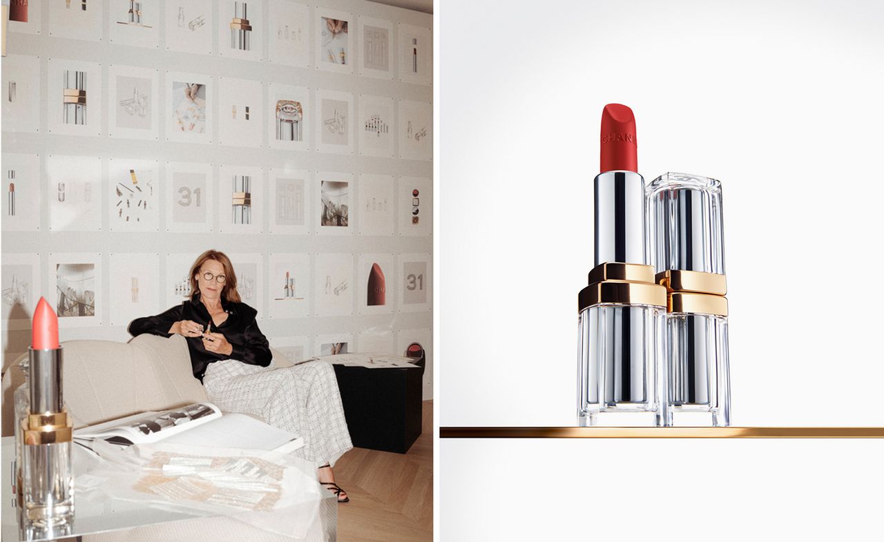 Chanel Beauty’s Sylvie Legastelois and Chanel 31 Le Rouge lipstick