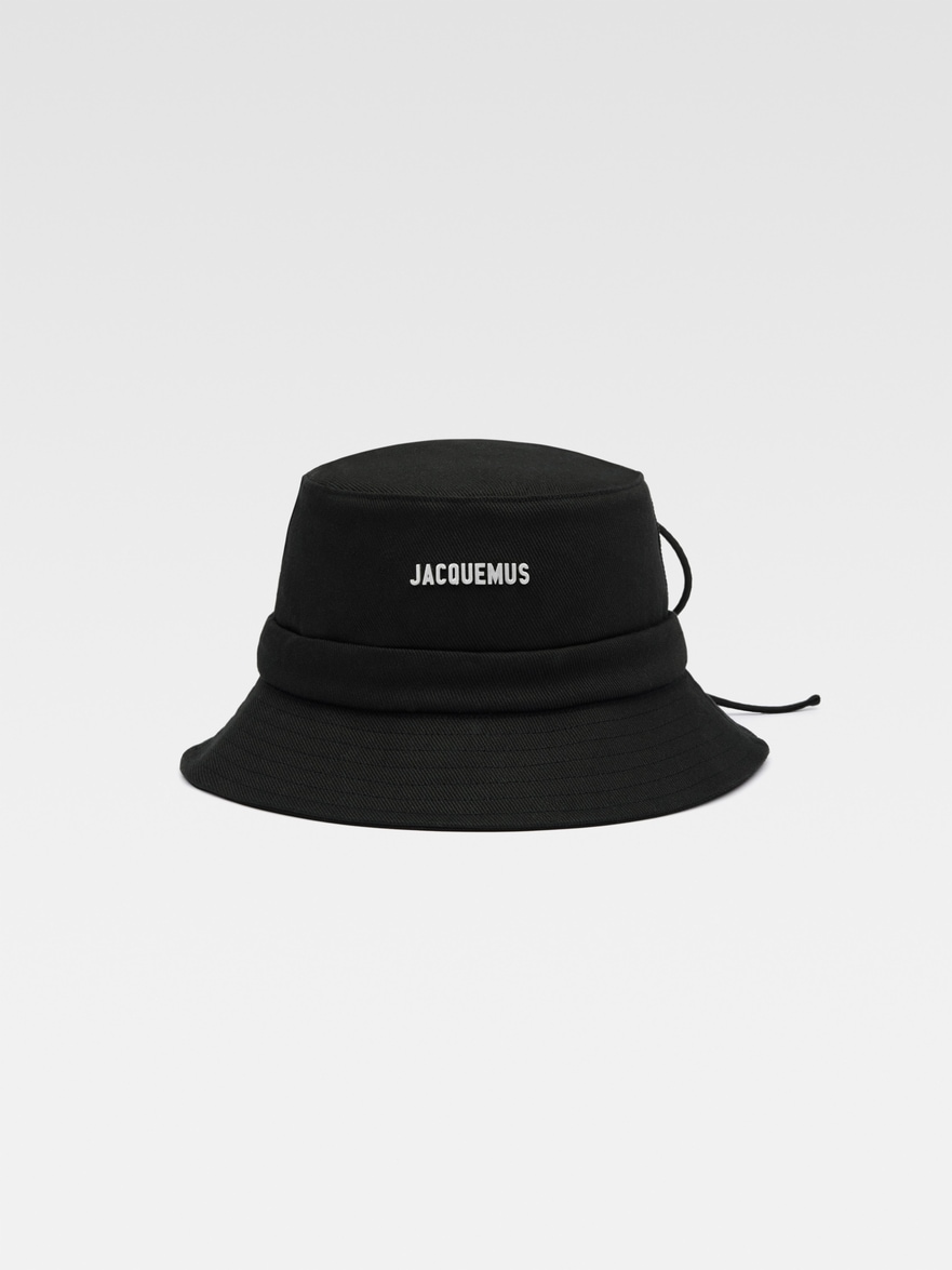 Jacquemus - the Gadjo Bucket Hat - Black - Size : 56