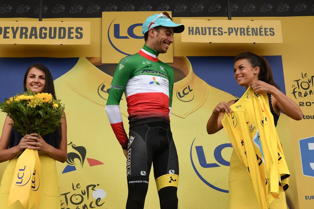 Fabio Aru prepares to take on yellow at the Tour de France