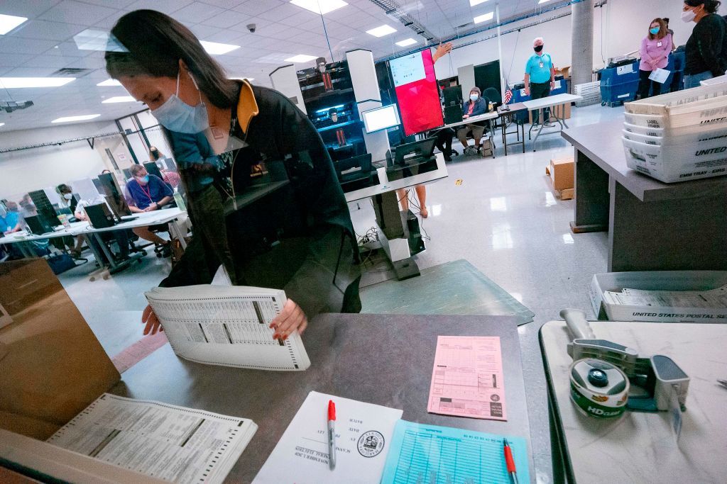 An Arizona election worker.