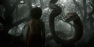 Mowgli and Kaa