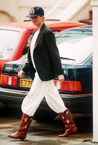 Princess Diana casual style