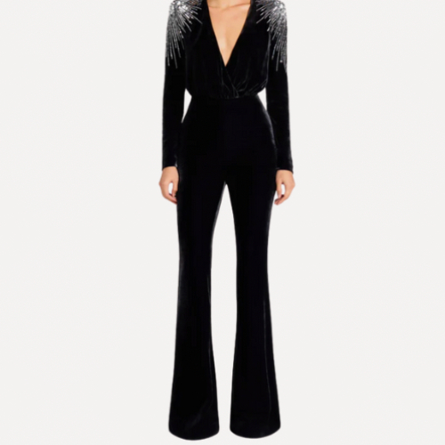 Giselle Black Jumpsuit