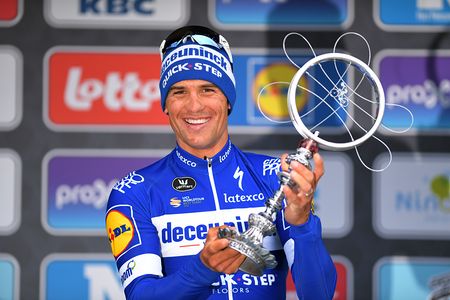 Zdenek Stybar (Deceuninck-QuickStep) wins Omloop Het Nieuwsblad