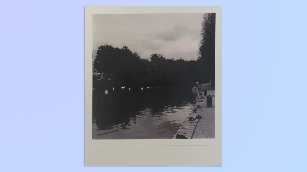 A photo of the river Avon taken on a Kodak Mini Shot 4 Era 2-in-1 instant camera