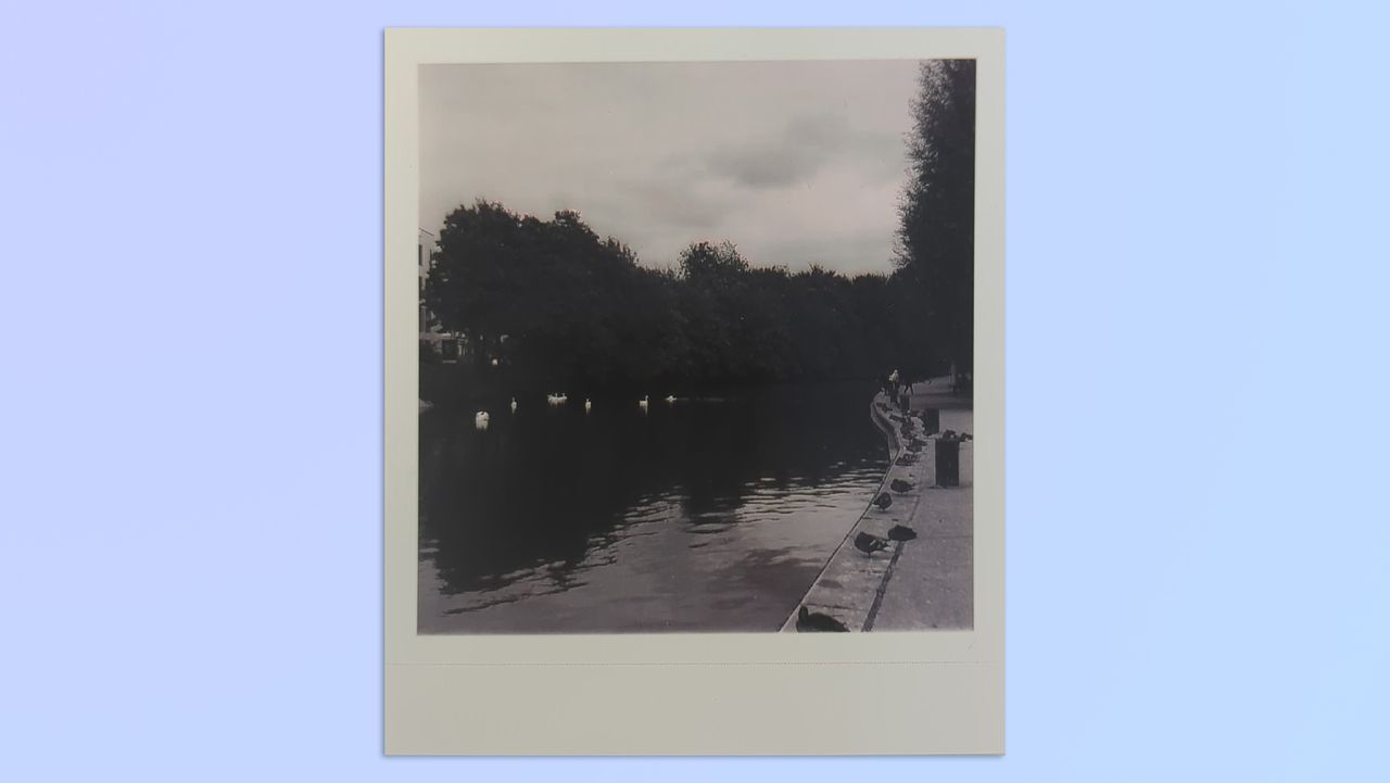 A photo of the river Avon taken on a Kodak Mini Shot 4 Era 2-in-1 instant camera