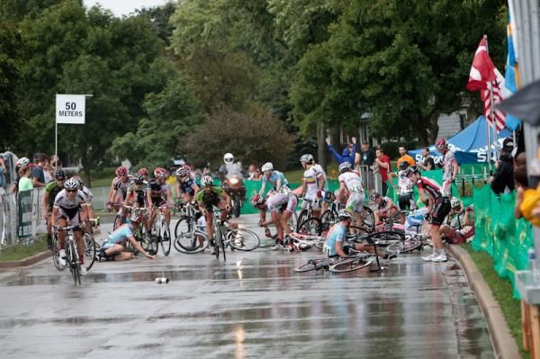 Riders hit the deck after the big storm rolls through.