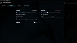 The software of the Asus ROG Carnyx.