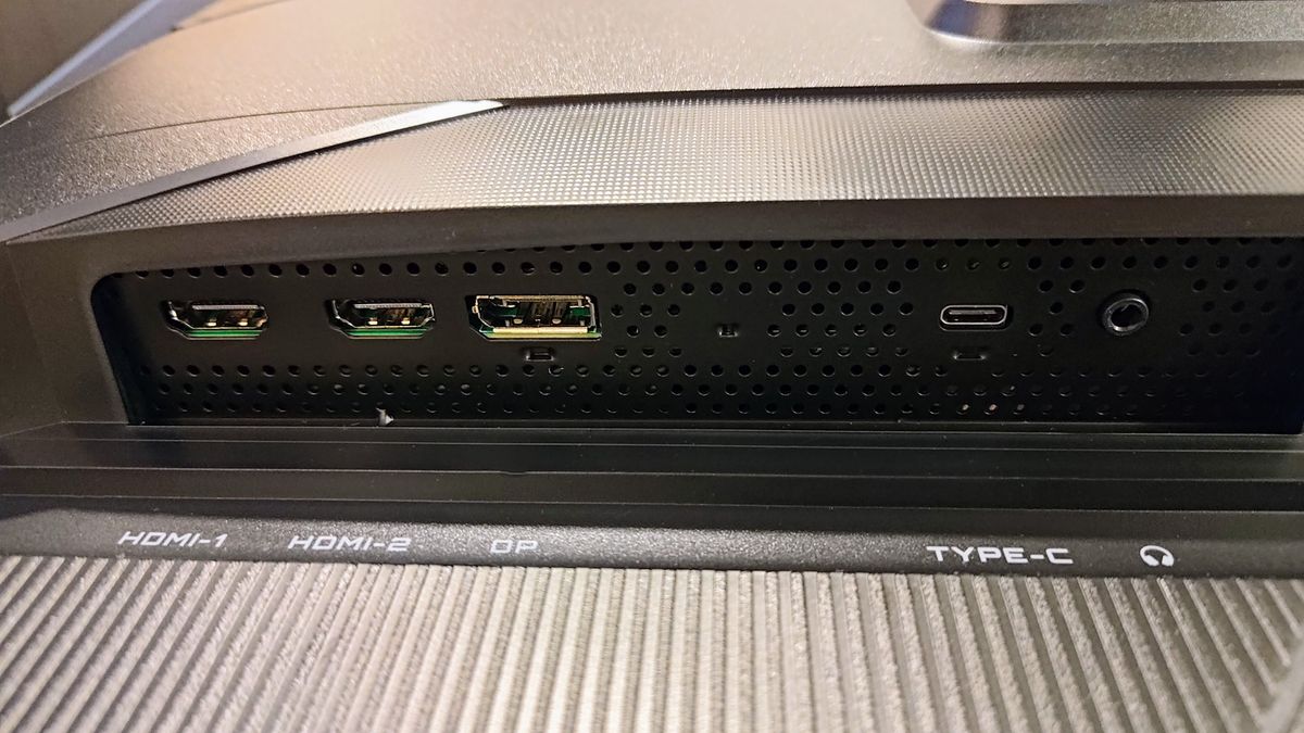 Gigabyte MO27U2 Gaming Monitor video inputs
