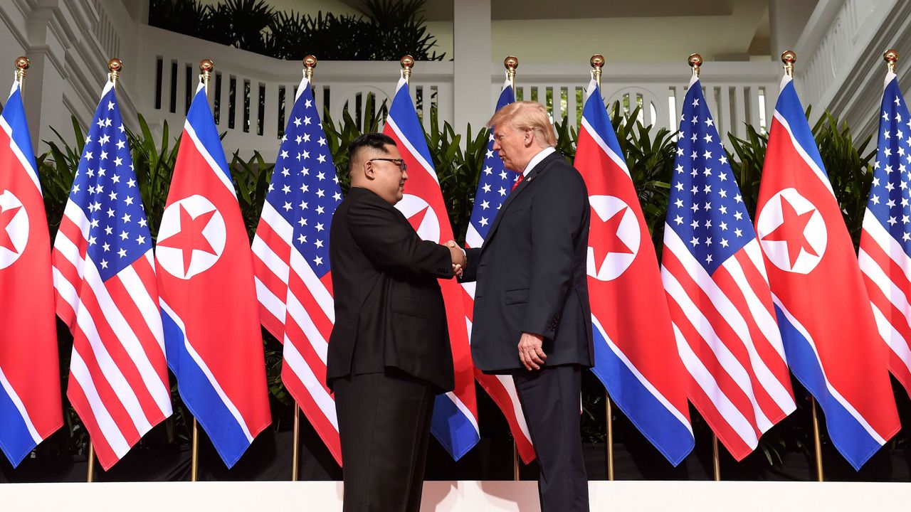 Kim Jong Un and Donald Trump