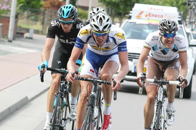 The breakaway in the Eneco Tour stage 2