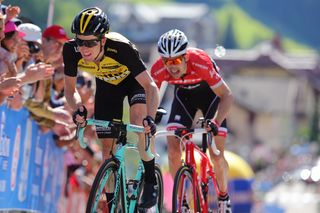 Steven Kruijswijk (LottoNL-Jumbo) moves up to 8th on GC after stage 18