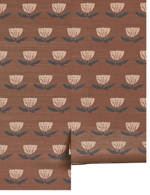 Janna Grasscloth Wallpaper by Sarah Sherman Samuel