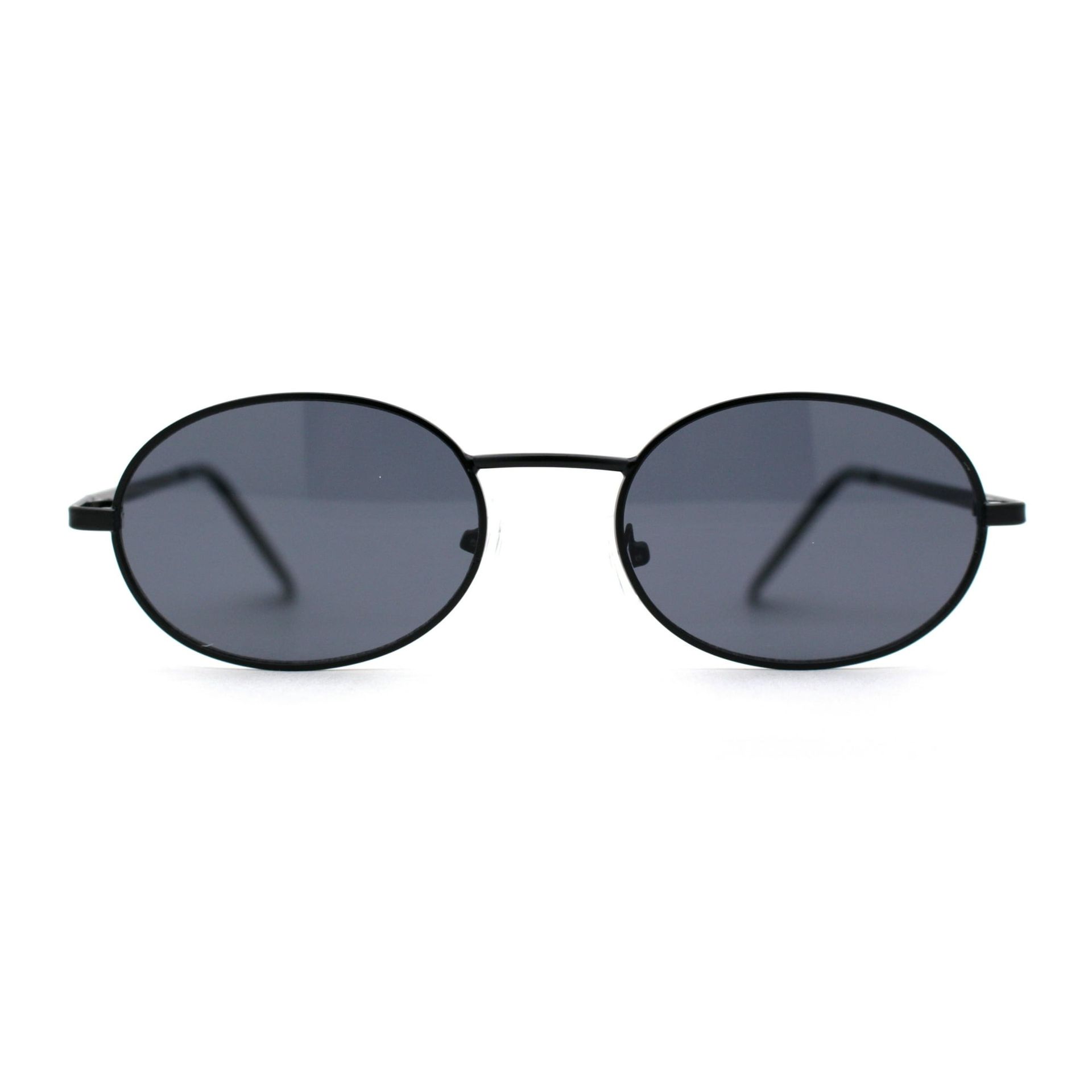 SA106, 1990s Oval Metal Rim Sunglasses
