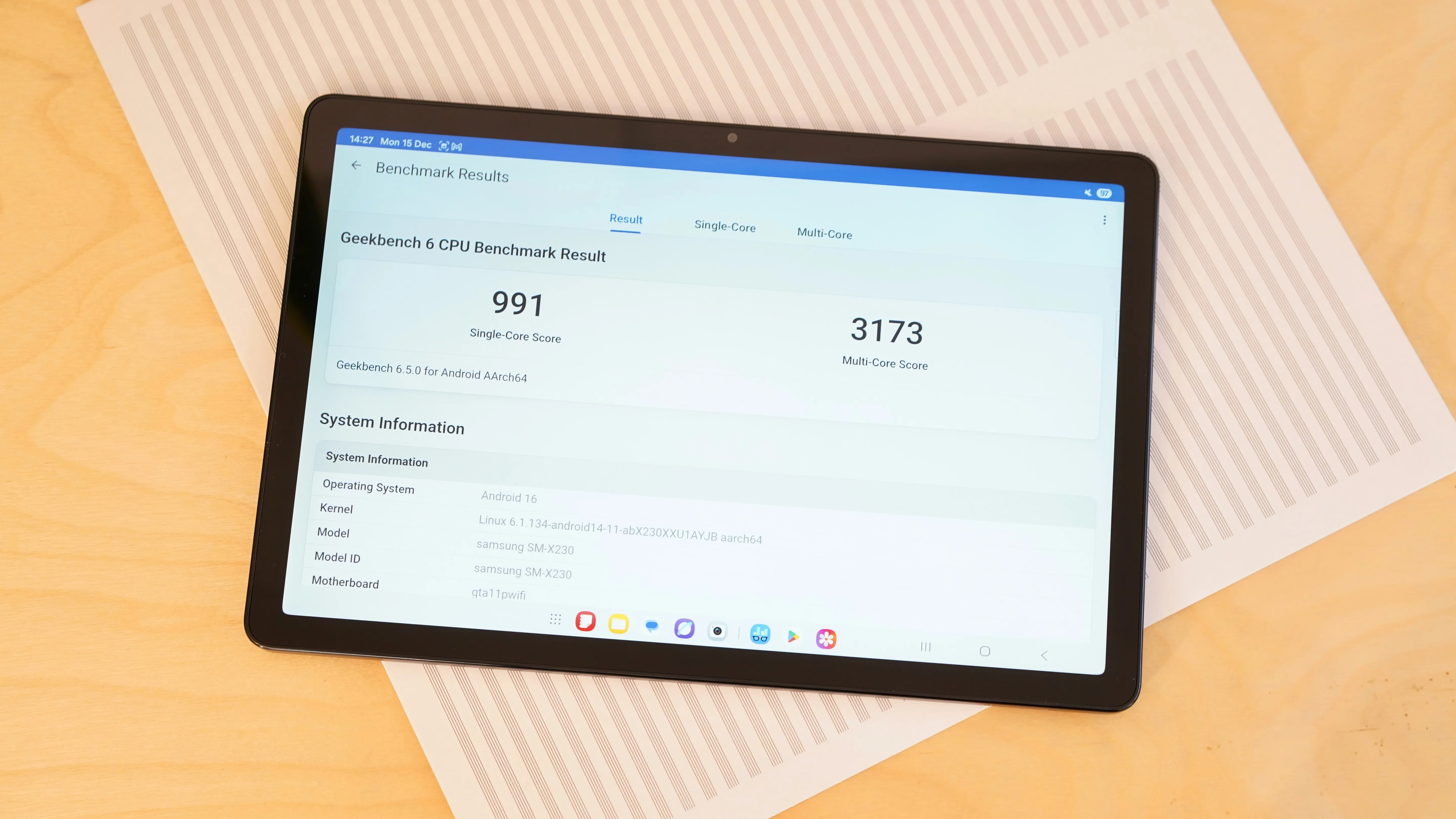 Images of the Samsung Galaxy Tab A11 Plus