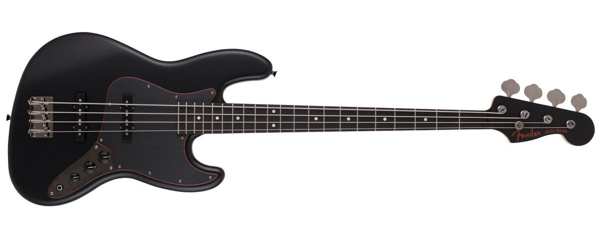 Fender MIJ Hybrid II Noir Series Jazz Bass