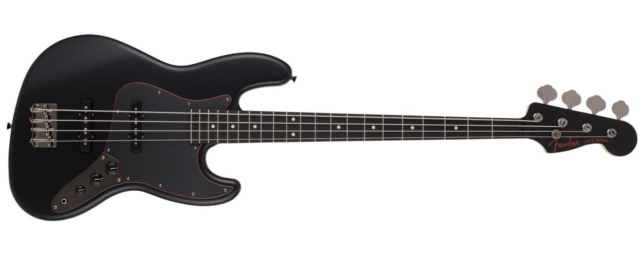 Fender MIJ Hybrid II Noir Series Jazz Bass