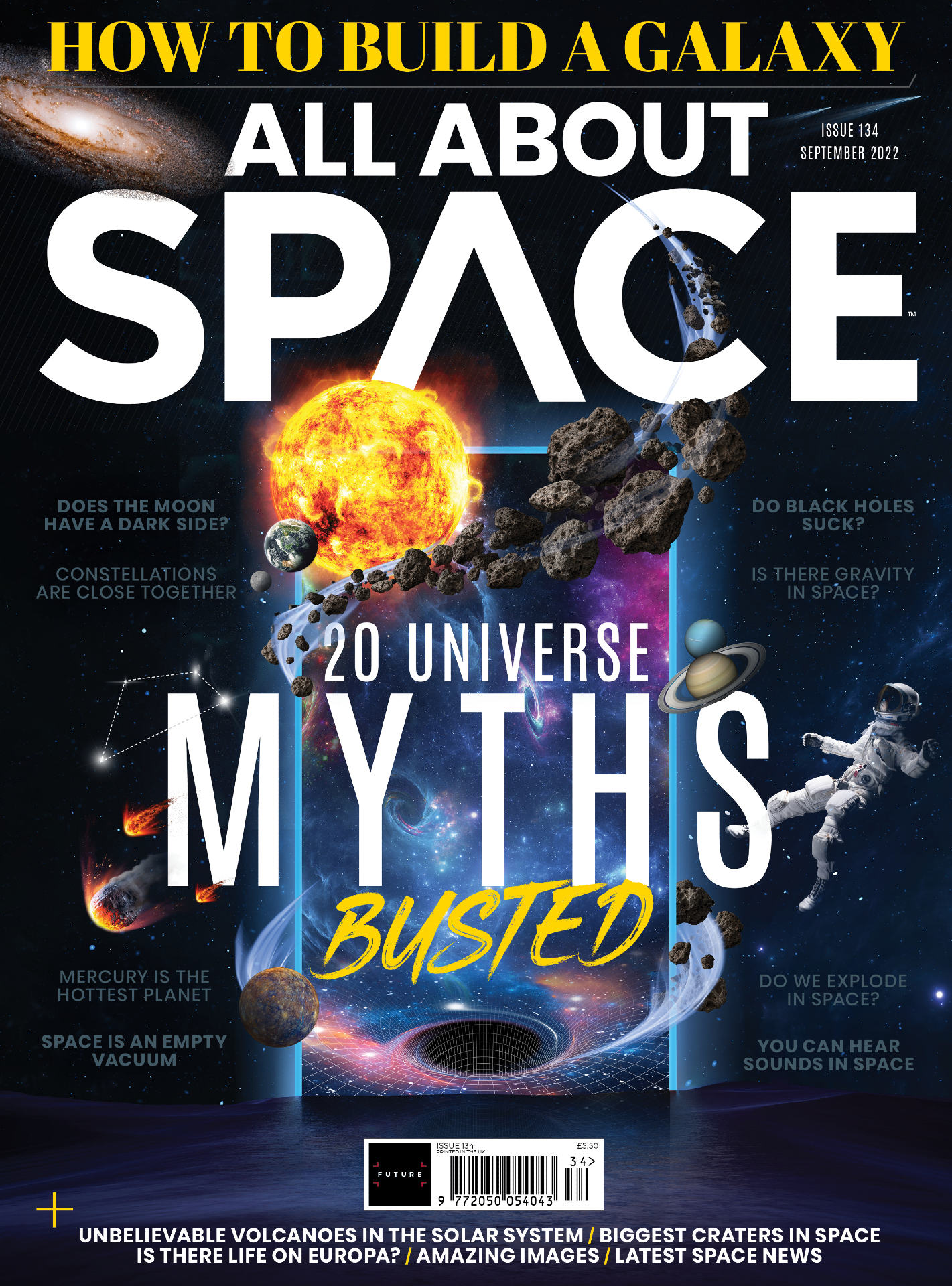Explore conceptos erróneos comunes sobre el espacio con la revista All About Space