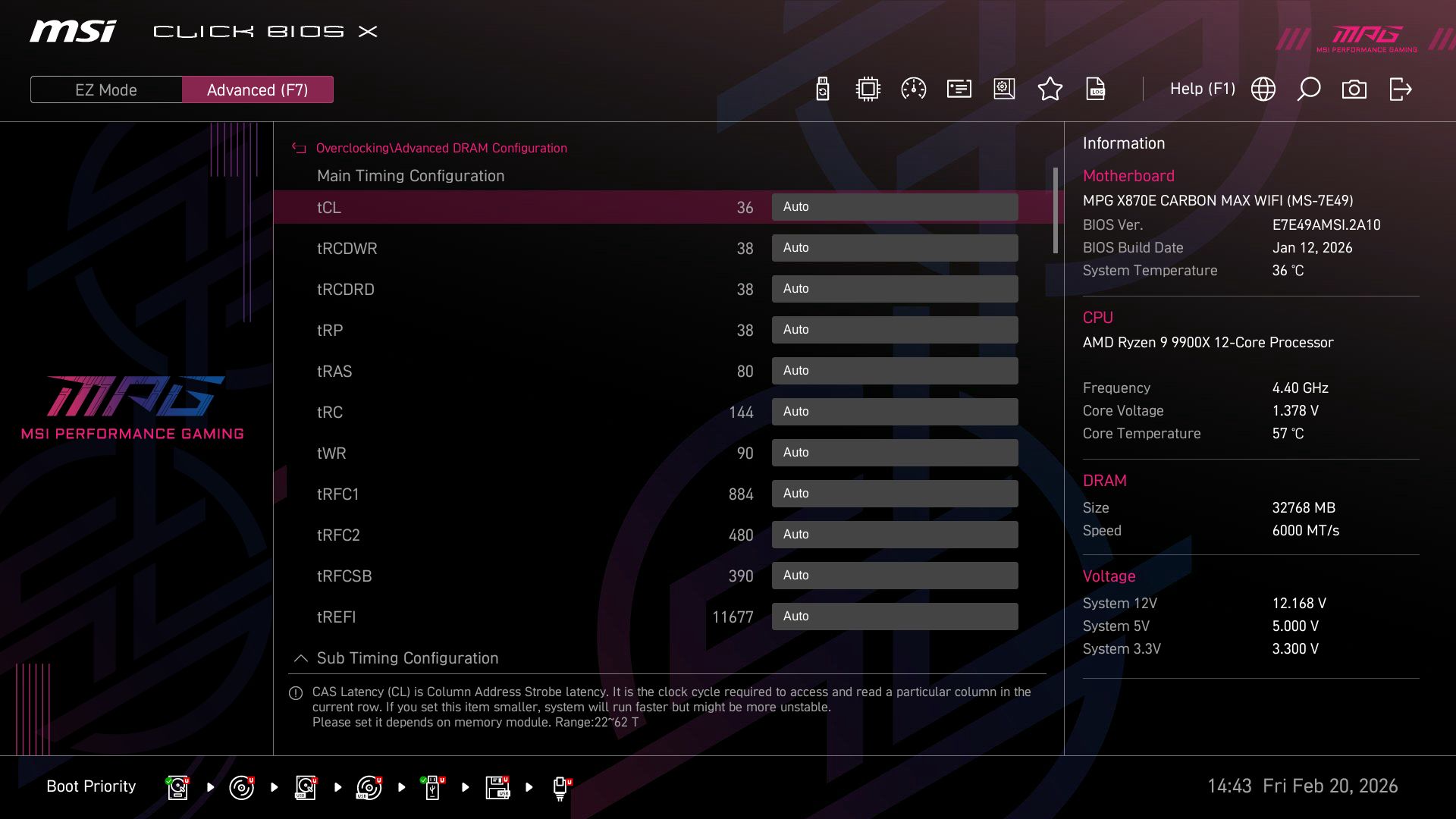 MSI X870E Carbon Max Wifi