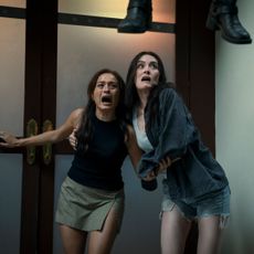 Chase Sui Wonders and Sarah Pidgeon in Columbia Pictures I KNOW WHAT YOU DID LAST SUMMER