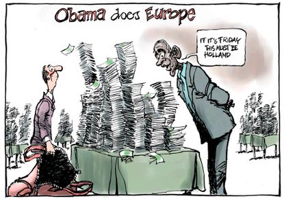 World Obama Europe fundraising tour